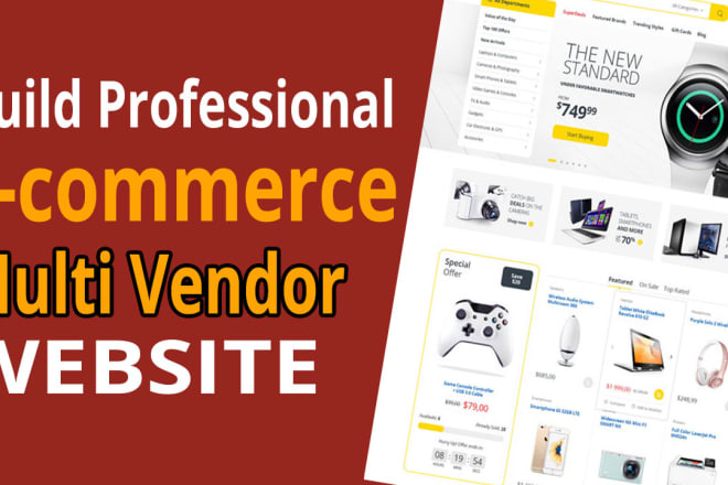 I will build multivendor ecommerce wordpress website