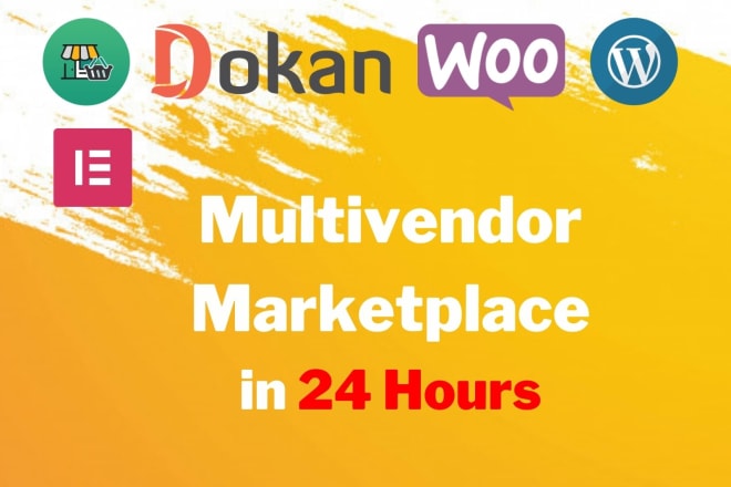 I will build multivendor marketplace woocommerce website in 24 hours