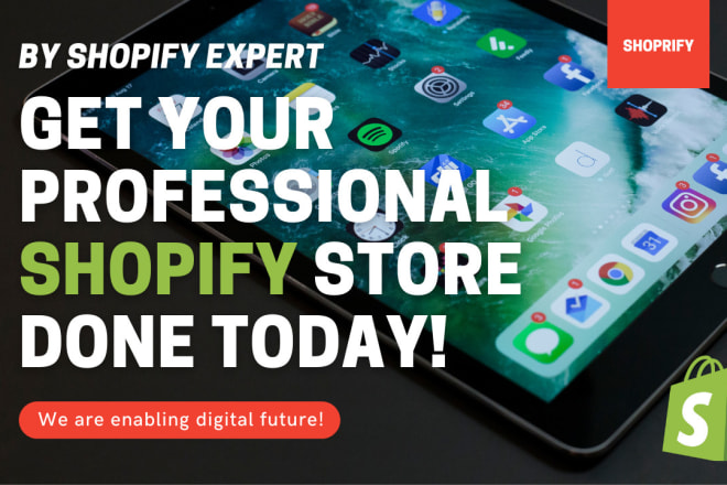 I will build you a high converting shopify store