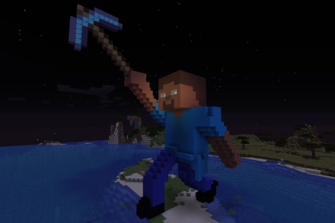 I will build you a statue in minecraft java