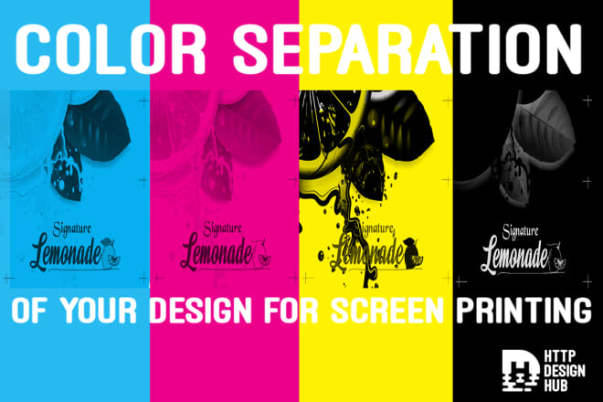 I will color separate your design for screen printing