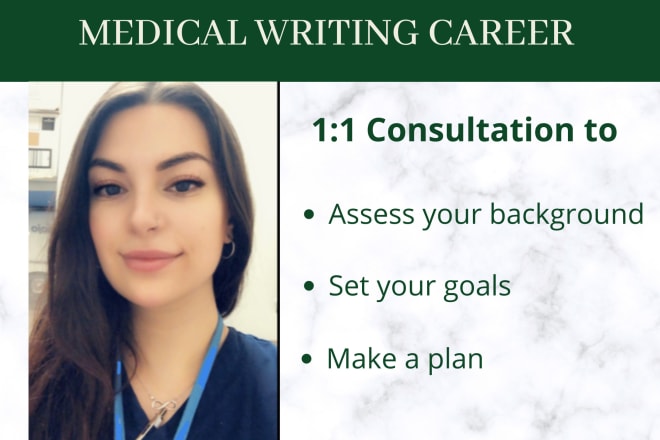 I will consult for starting a medical health writer career