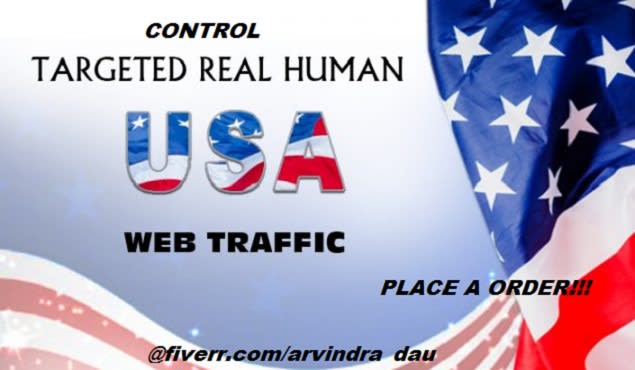 I will control 7000 USA targeted website traffic to your site or blogs