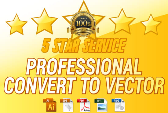 I will convert logo to vector file