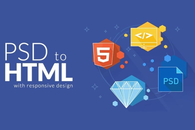 I will convert psd to html, front end development