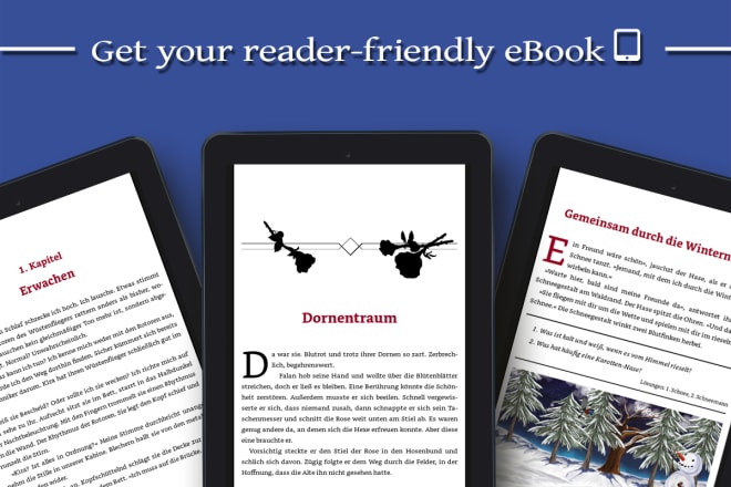 I will convert your book into a reader friendly ebook