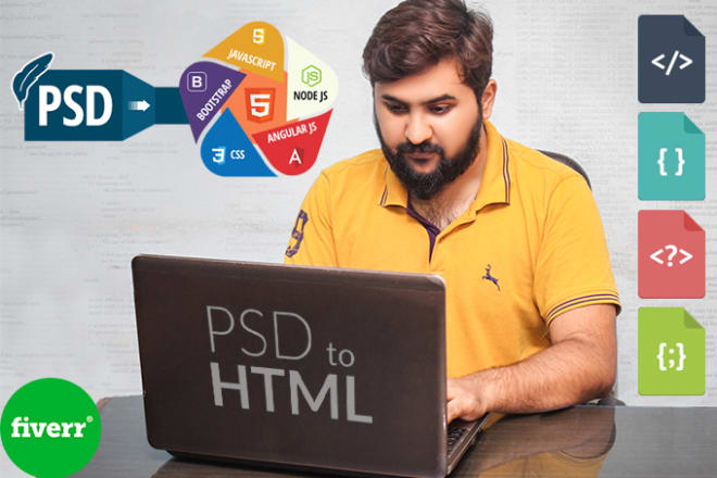 I will convert your psd to responsive html