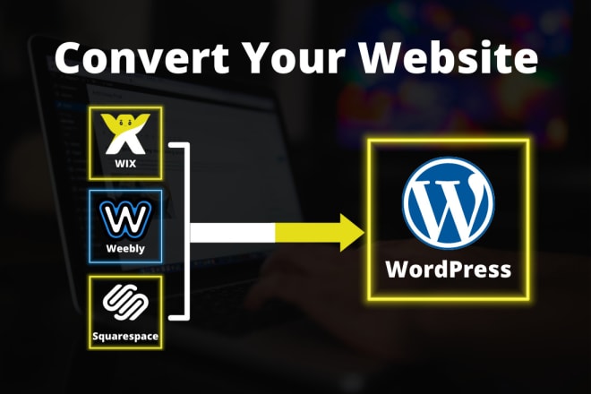 I will convert your wix, weebly, webflow, squarespace to wordpress website