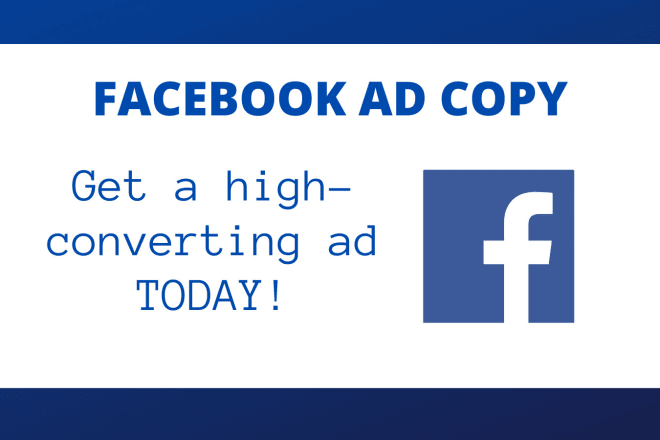 I will copywrite a high converting facebook ad