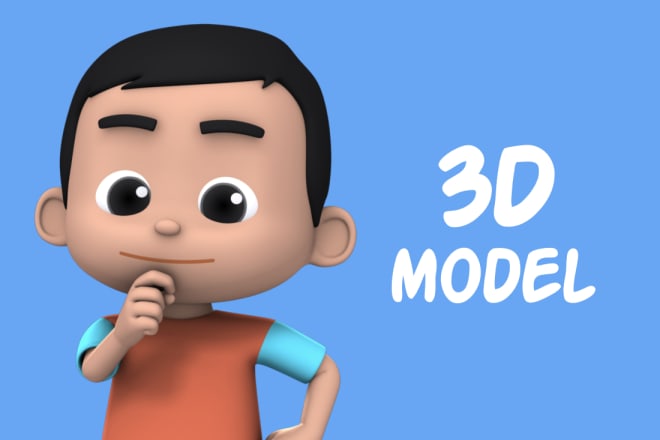 I will create 3d model and character