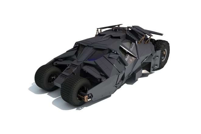 I will create 3d vehicle model