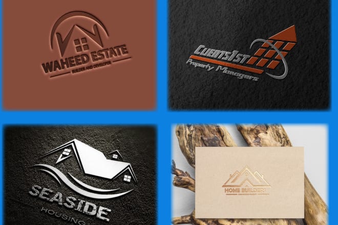 I will create a building construction or real estate logo