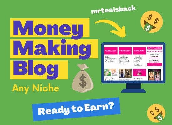 I will create a clickbank affiliate wordpress website for earnings