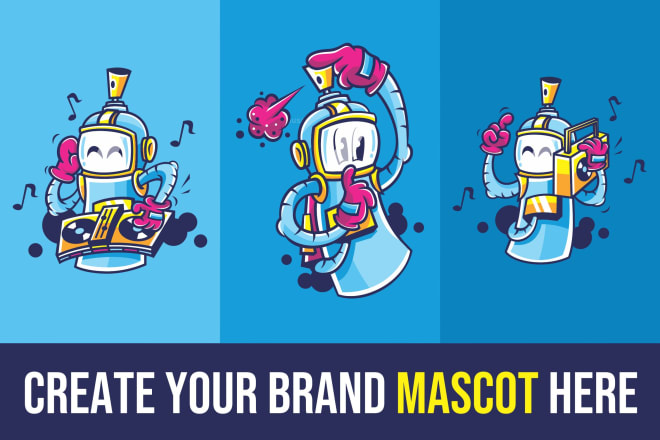 I will create a great mascot character for you