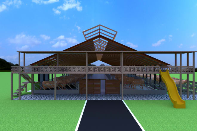 I will create and design 2d and 3d plan of barn, house, offices,