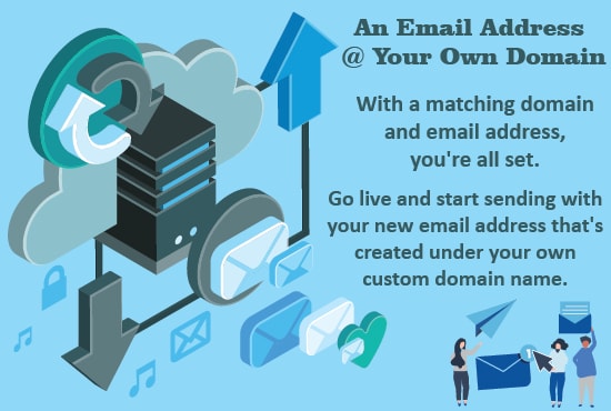 I will create and set up email accounts for your domain name