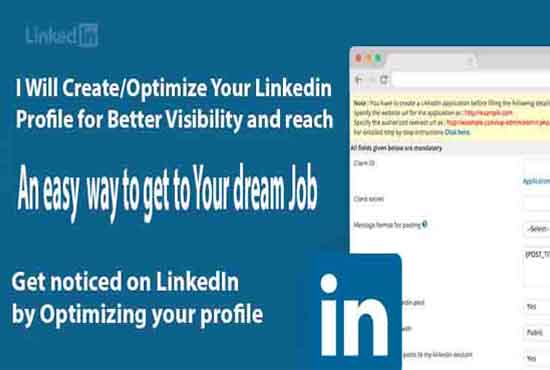 I will create and update your linkedin profile professionaly
