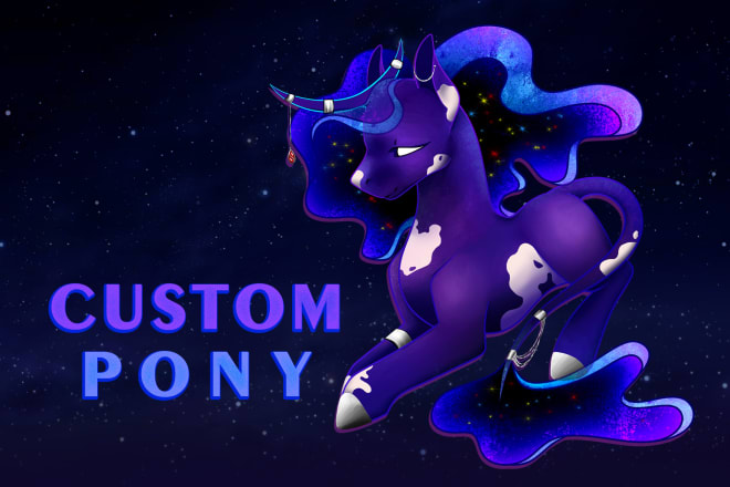I will create anime pony for you