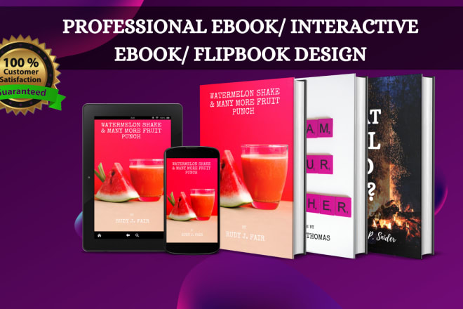 I will create any ebook, interactive ebook or flipbook