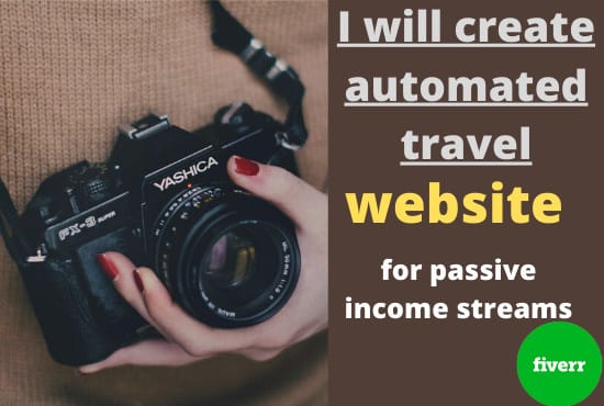 I will create automated travel website for passive income streams