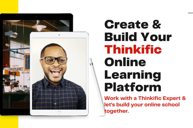 I will create content, build an online course on thinkific