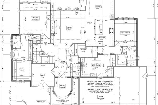 I will create custom architectural plans for your home,office,shops