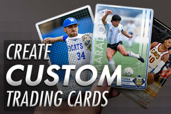 I will create custom trading cards for your team or colleagues