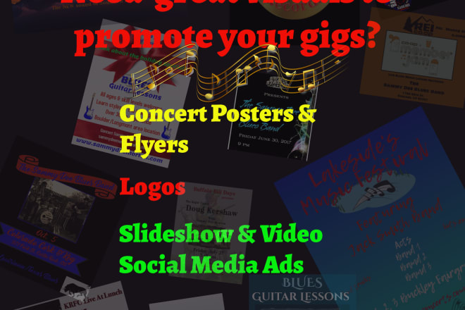 I will create event flyers for your band