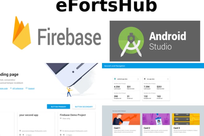 I will create firebase android app with java natively