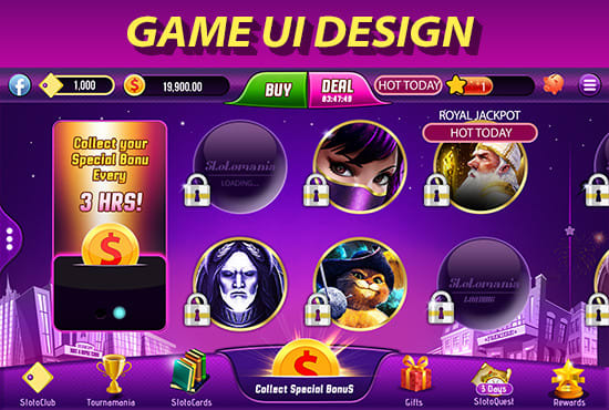 I will create game gui, hud and mobile game app graphics