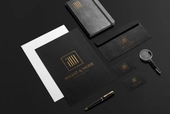 I will create luxury business card with logo