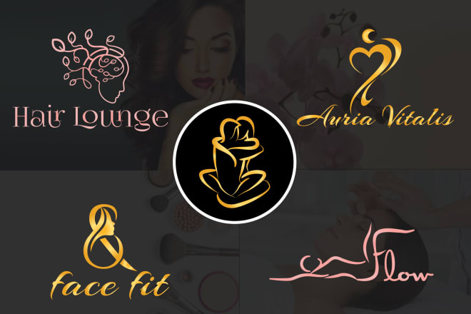 I will create natural beauty spa wellness health skincare logo