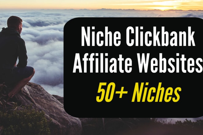 I will create niche clickbank affiliate website