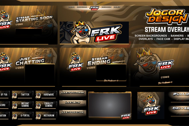 I will create overlay panels alerts and facecam