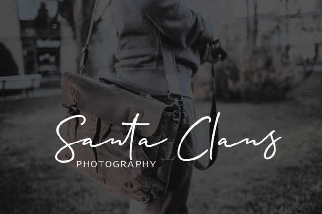 I will create photography signature logo design and handwritten