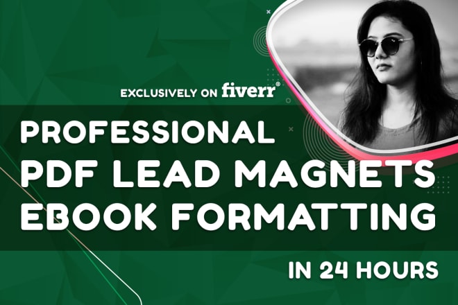 I will create professional PDF lead magnet design