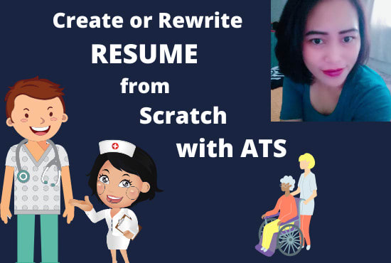 I will create, rewrite, edit nursing, healthcare, medical professional resume ats CV