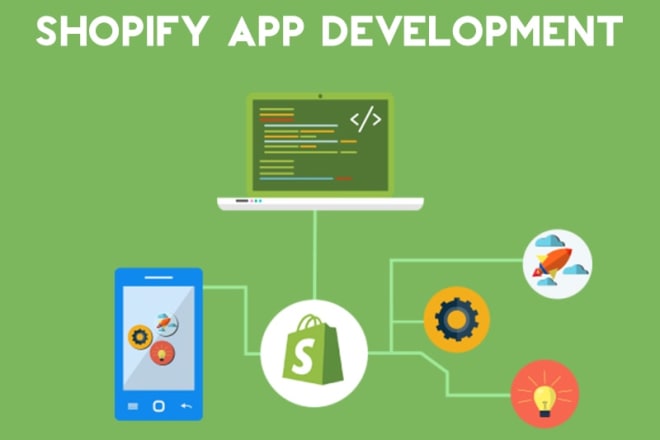 I will create shopify app for you using laravel