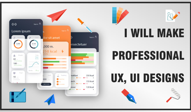 I will create stunning UI design for your website or app