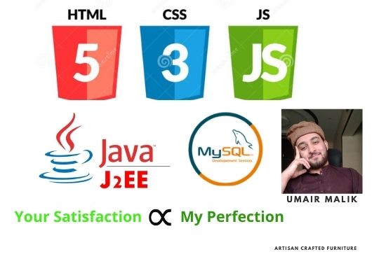 I will create stunning webpages using javascript,HTML,CSS,j2ee