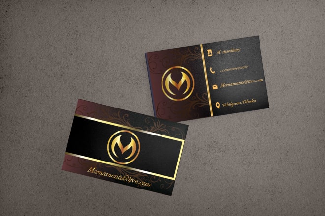 I will create unique luxurious business card for you