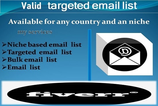I will create valid targeted email list
