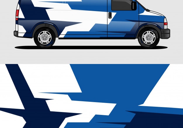 I will create van wrap designs