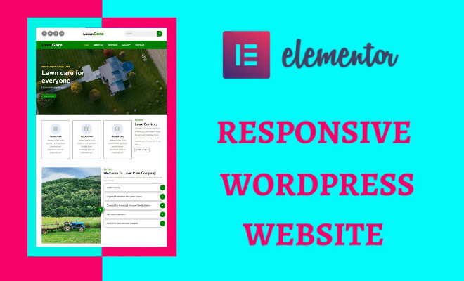 I will create wordpress website or landing page using elementor pro