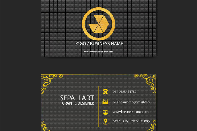 I will create your own paradise through unique business cards