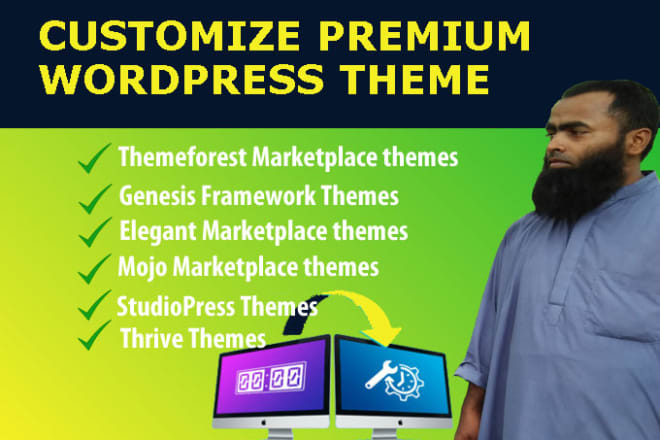 I will customize any premium wordpress theme