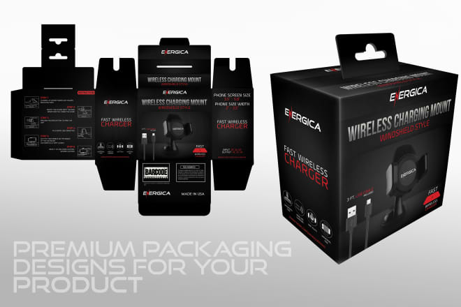 I will design 3d product packaging and label