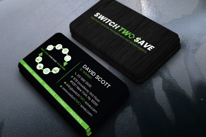 I will design 4 different business cards in less than a day