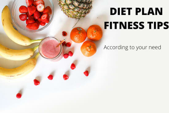 I will design a diet plan for your fitness program