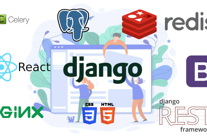I will design a django based responsive functional dynamic website